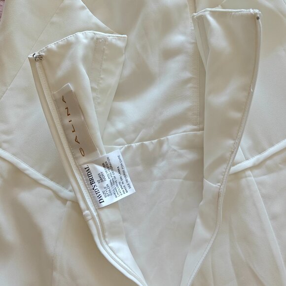 Galina David's Bridal Ivory Sleeveless Wedding Dress Gown 12 - Picture 7 of 16